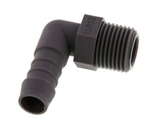 Codo de manguera de 13 mm (1/2'') y R1/2'' PA 6 con rosca macho [5 piezas]
