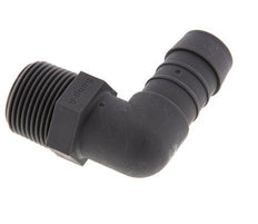 Codo de manguera de 19 mm (3/4'') y R3/4'' PA 6 con rosca macho [2 piezas]