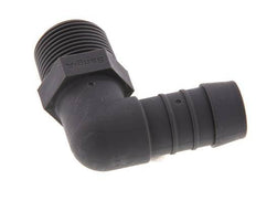 Codo de manguera de 19 mm (3/4'') y R3/4'' PA 6 con rosca macho [2 piezas]