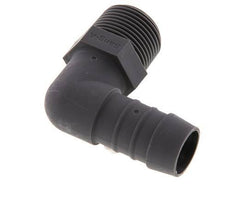 Codo de manguera de 19 mm (3/4'') y R3/4'' PA 6 con rosca macho [2 piezas]