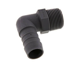 Codo de manguera de 19 mm (3/4'') y R3/4'' PA 6 con rosca macho [2 piezas]