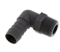 Codo de manguera de 19 mm (3/4'') y R3/4'' PA 6 con rosca macho [2 piezas]