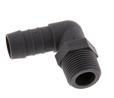 Codo de manguera de 19 mm (3/4'') y R3/4'' PA 6 con rosca macho [2 piezas]