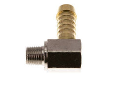Codo de latón de 9 mm (3/8'') y R1/8'' con rosca macho [2 piezas]