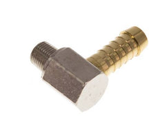 Codo de latón de 9 mm (3/8'') y R1/8'' con rosca macho [2 piezas]