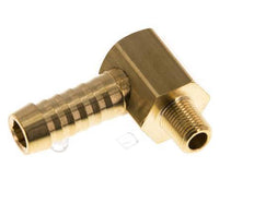 Codo de latón de 9 mm (3/8'') y M8x0,75 (cónico) con rosca macho [2 piezas]