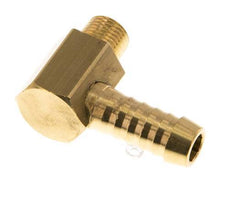 Codo de latón de 9 mm (3/8'') y M10x1 (cónico) con rosca macho [2 piezas]