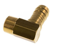 Codo de latón de 19 mm (3/4'') y M24x1,5 (cónico) con rosca macho