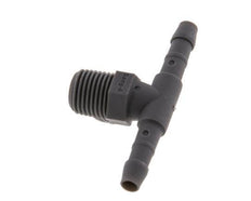 Boquilla de manguera en T PA 6 de 4 mm y R1/8'' con rosca macho [10 piezas]