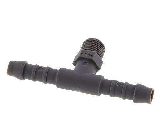 Boquilla para manguera de 6 mm (1/4'') y R1/8'' PA 6 con rosca macho [10 piezas]