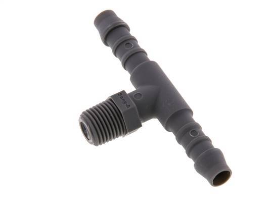 Boquilla para manguera de 6 mm (1/4'') y R1/8'' PA 6 con rosca macho [10 piezas]