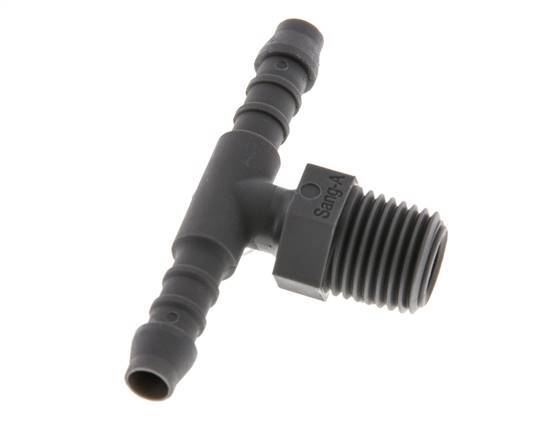 Boquilla de manguera de 6 mm (1/4'') y R1/4'' PA 6 con rosca macho [10 piezas]