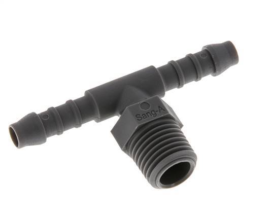 Boquilla de manguera de 6 mm (1/4'') y R1/4'' PA 6 con rosca macho [10 piezas]