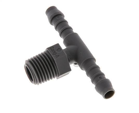 Boquilla de manguera de 6 mm (1/4'') y R1/4'' PA 6 con rosca macho [10 piezas]