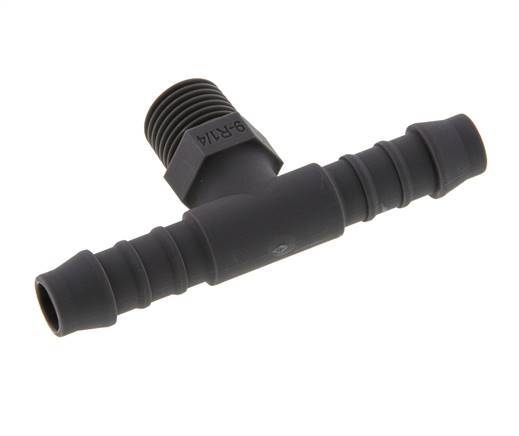 Boquilla para manguera de 9 mm (3/8'') y R1/4'' PA 6 con rosca macho [10 piezas]