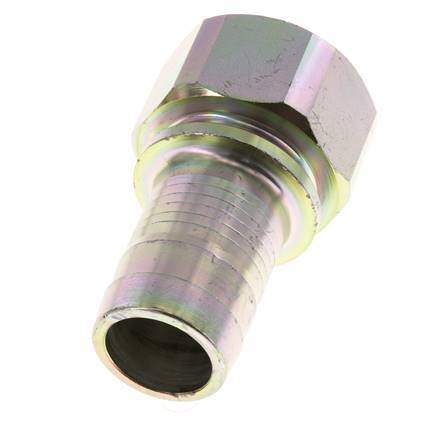 Cuello de seguridad de manguera hembra de 32 mm (1-1/4'') y G1-1/4'' chapado en zinc