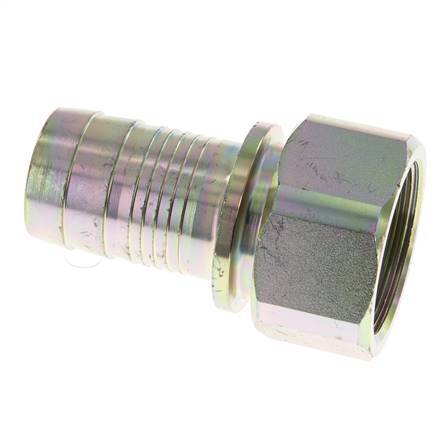 Cuello de seguridad de manguera hembra de 32 mm (1-1/4'') y G1-1/4'' chapado en zinc