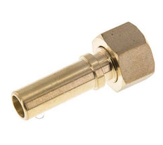13 mm (1/2'') y G1/2'' Tuerca de racor de latón para manguera Junta plana Poliuretano Collares de seguridad EN 14420-5 (DIN 2817)