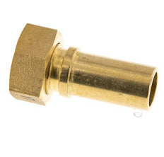 19 mm (3/4'') y G3/4'' Tuerca de racor de latón para manguera Junta plana Poliuretano Collares de seguridad EN 14420-5 (DIN 2817)