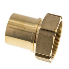 63 mm (2-1/2'') y G2-1/2'' Tuerca de racor de latón para manguera Junta plana Poliuretano Collares de seguridad EN 14420-5 (DIN 2817)