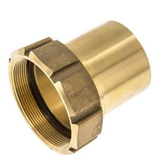 75 mm (3'') y G3'' Tuerca de racor de latón para manguera Junta plana Poliuretano Collares de seguridad EN 14420-5 (DIN 2817)
