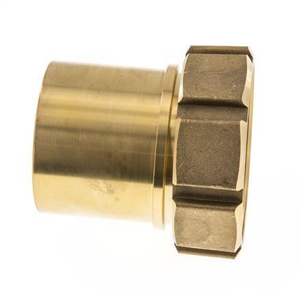 75 mm (3'') y G3'' Tuerca de racor de latón para manguera Junta plana Poliuretano Collares de seguridad EN 14420-5 (DIN 2817)