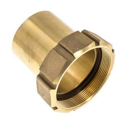 75 mm (3'') y G3'' Tuerca de racor de latón para manguera Junta plana Poliuretano Collares de seguridad EN 14420-5 (DIN 2817)