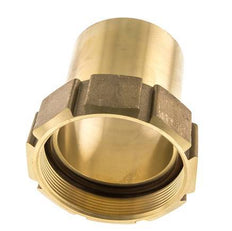 75 mm (3'') y G3'' Tuerca de racor de latón para manguera Junta plana Poliuretano Collares de seguridad EN 14420-5 (DIN 2817)