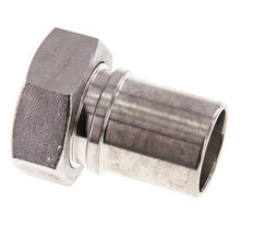 32 mm (1-1/4'') y G1-1/4'' Acero inoxidable 1.4401 Tuerca de racor para manguera Junta plana PTFE Collares de seguridad EN 14420-5 (DIN 2817)