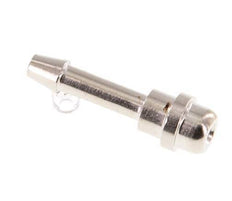 Boquilla de latón niquelado de 4 mm sin tuerca de unión (G1/8'') 11mm [5 Piezas]