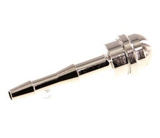 Boquilla de latón niquelado de 4 mm sin tuerca de unión (G3/8'') 14,5mm [2 Piezas]