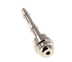 Boquilla de latón niquelado de 4 mm sin tuerca de unión (G3/8'') 14,5mm [2 Piezas]