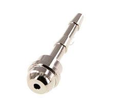 Boquilla de latón niquelado de 4 mm sin tuerca de unión (G3/8'') 14,5mm [2 Piezas]