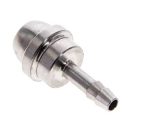 Boquilla de acero inoxidable de 4 mm sin tuerca de unión (G3/8'')