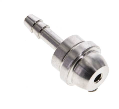 Boquilla de acero inoxidable de 4 mm sin tuerca de unión (G3/8'')