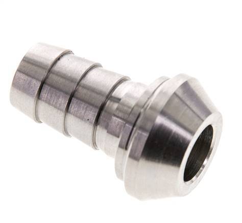 Boquilla de acero inoxidable de 13 mm (1/2'') sin tuerca de unión (G3/4'') 16mm