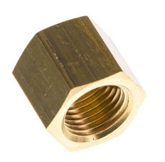 9mm (G1/4'') Tuerca de Unión de Latón L15.5mm [5 Piezas]
