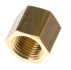 9mm (G1/4'') Tuerca de Unión de Latón L15.5mm [5 Piezas]