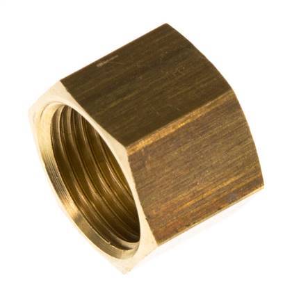 4/6/9mm (G3/8'') Tuerca de Unión de Latón L14.5mm [5 Piezas]