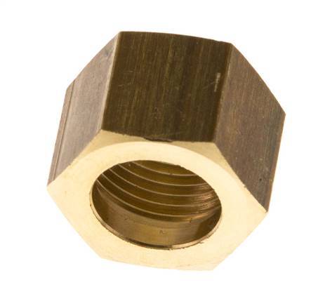 4/6/9mm (G3/8'') Tuerca de Unión de Latón L14.5mm [5 Piezas]