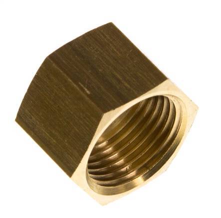 4/6/9mm (G3/8'') Tuerca de Unión de Latón L14.5mm [5 Piezas]
