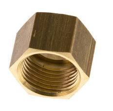 4/6/9mm (G3/8'') Tuerca de Unión de Latón L14.5mm [5 Piezas]