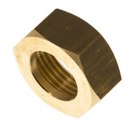 Tuerca de unión de latón de 13mm (G3/4'') L13.5mm [2 Piezas]