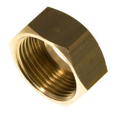 Tuerca de unión de latón de 13mm (G3/4'') L13.5mm [2 Piezas]