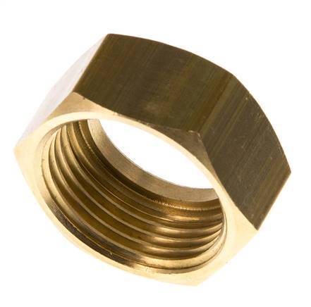 Tuerca de unión de latón de 19mm (G3/4'') L13.5mm [2 Piezas]