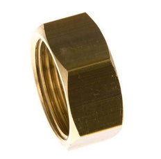 Tuerca de unión de latón de 19mm (G3/4'') L13.5mm [2 Piezas]