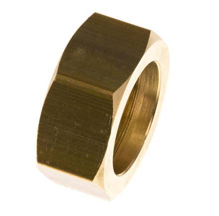 Tuerca de unión de latón de 19mm (G3/4'') L13.5mm [2 Piezas]