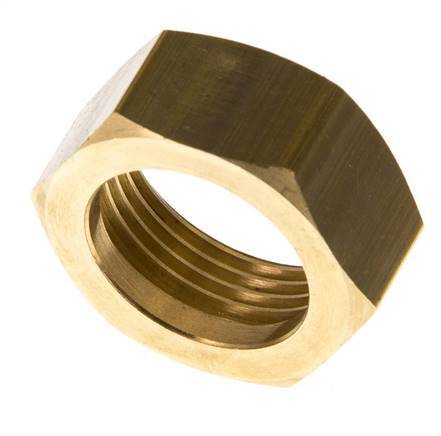 Tuerca de unión de latón de 19mm (G3/4'') L13.5mm [2 Piezas]