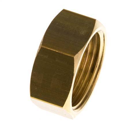 Tuerca de unión de latón de 19mm (G3/4'') L13.5mm [2 Piezas]