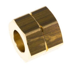 4/6mm (G1/4'' LH) Tuerca de Unión de Latón L15.5mm [5 Piezas]